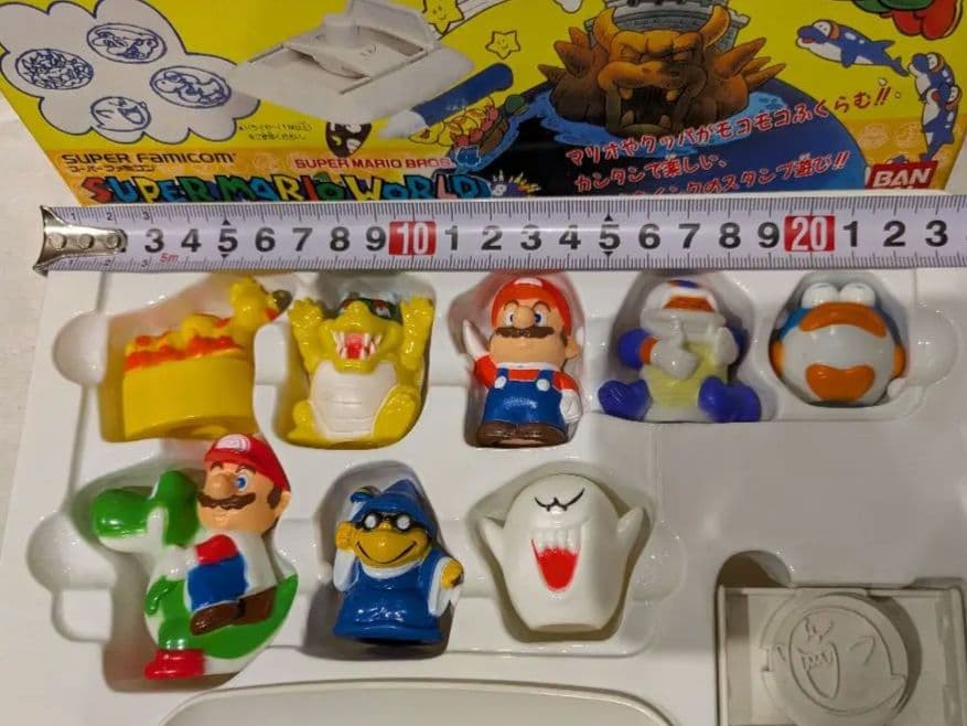 任天堂 1991 スーパーファミコン スーパーマリオワールド スタンプフィギュア