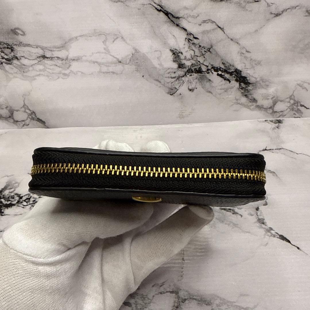 (未使用品)大人気、コーチ、カードケース、オールレザー、シボ革、金ロゴ、人気色