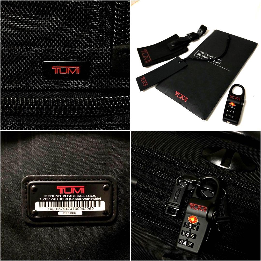 超美品✨TUMIスーツケース 機内持ち込み可22018DH マチ拡張 大容量 黒