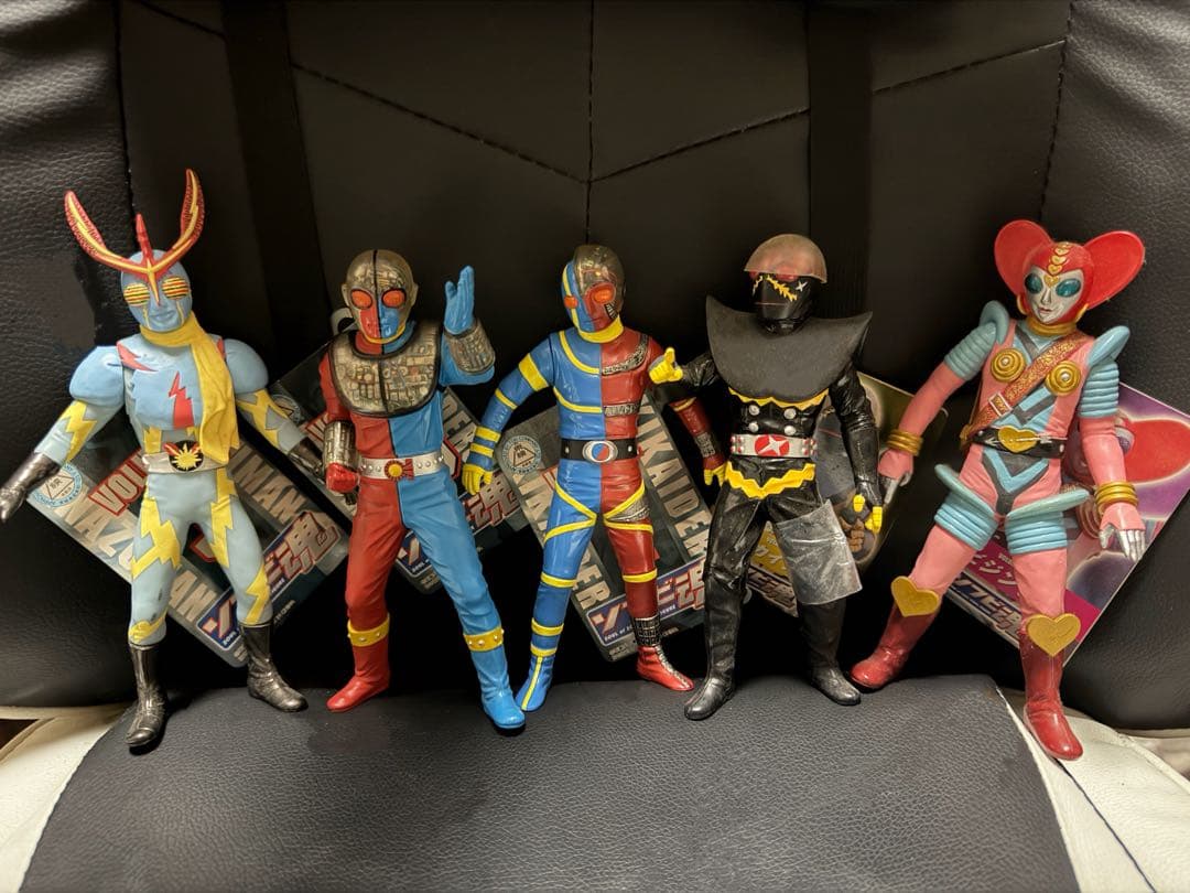ソフビ魂 キカイダー キカイダー01 ハカイダー ビジンダー イナズマン 5体