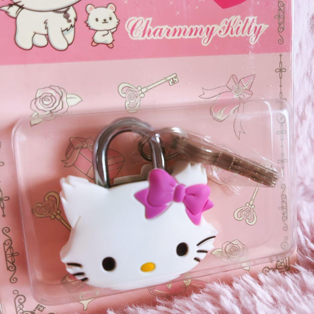 希少レア　チャーミーキティ　ロックキー　鍵　カオ　2006 平成レトロ　サンリオ