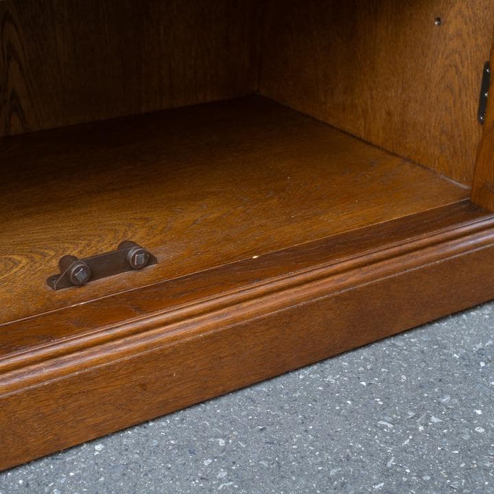 勇峰工芸 花柄 サイドボード ナラ材 葉山ガーデン 葉山家具 旭川 北海道