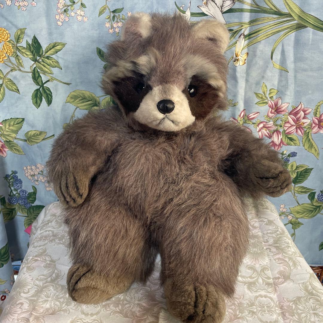 オリエンタルトーイ　アライグマ　小太郎　ぬいぐるみ 大　レトロ