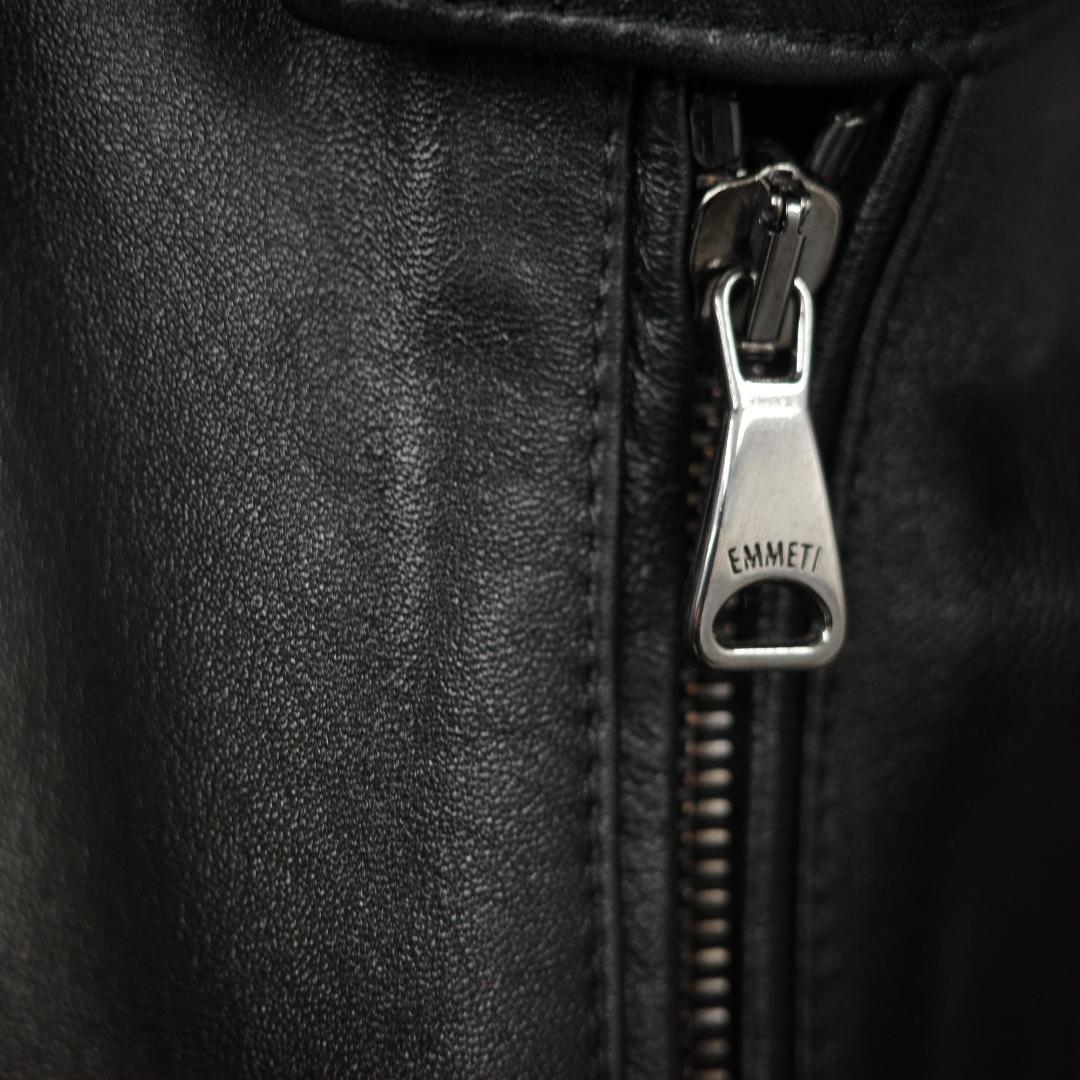 EMMETI JURI NAPPA ライダースジャケット