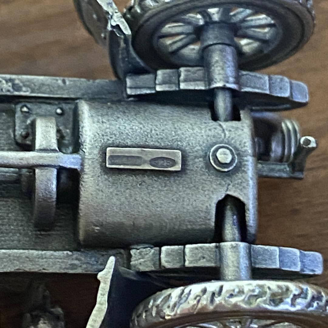 UNOAERRE シルバー925 車 置物 123.9g