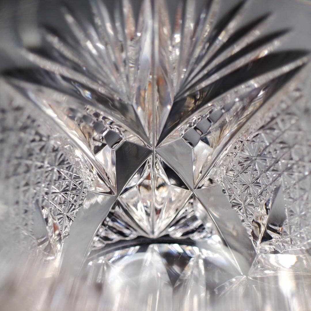 HOYA クリスタル ロックグラス 300ml オールドファッション 箱付 美品