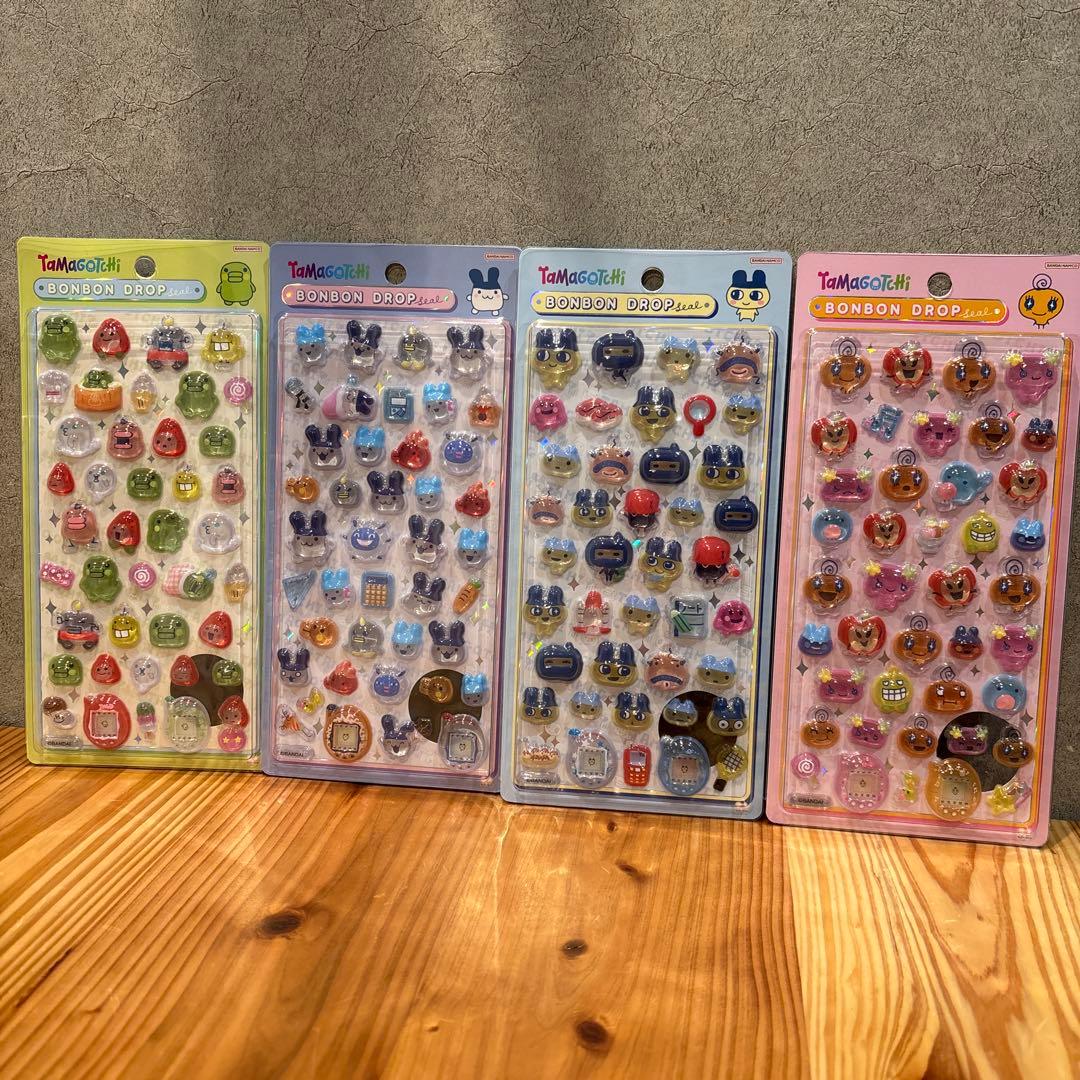 正規品 たまごっち ボンボンドロップシール4枚セット