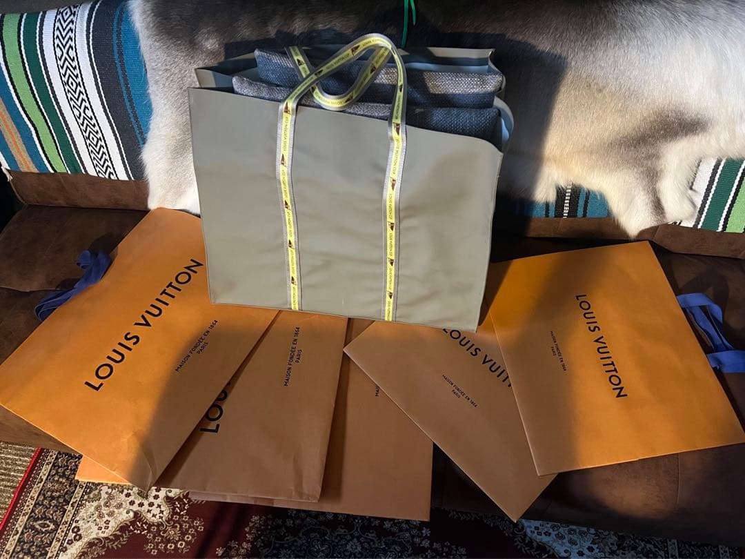 LOUIS VUITTON トートバッグ ショッパー ヴィトンカップ セット