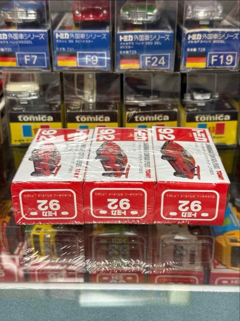トミカ 赤箱 日本製 ランボルギーニ カウンタック LP500S 未開封 3台