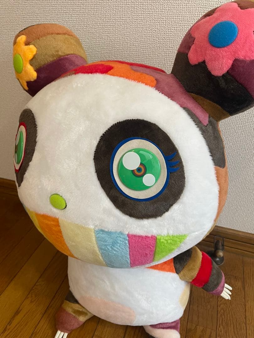 【美品】Kaikai Kiki 親パンダぬいぐるみ 特大サイズ 村上隆