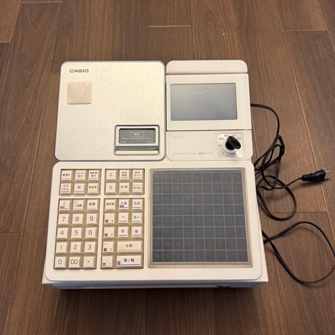 CASIO 電子レジスター SR-C550-4SWE 業務用