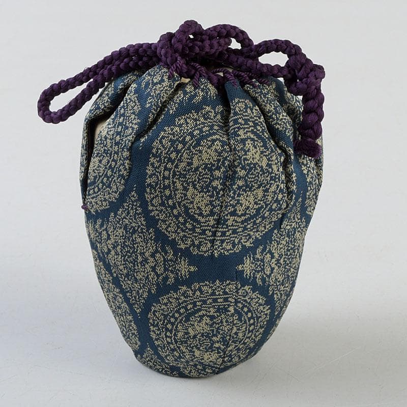 茶道具　山口錠鉄造　古瀬戸　茶入　仕覆付　共箱　V　9357