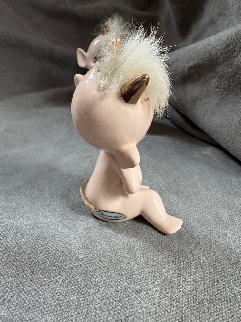 陶器製人形 3体セット　Vintage Rare Charmcraft