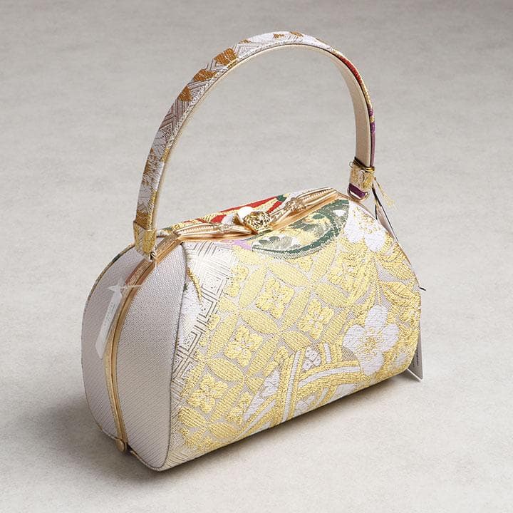 【新品】沙織謹製 草履バッグセット 24cm 古典柄 帯地 　03020