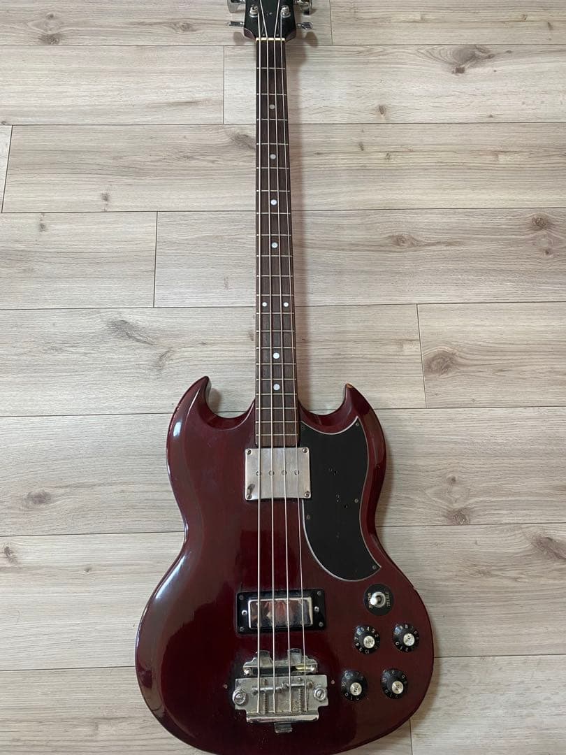 Greco SGタイプ エレキベース 専用ハードケース付き