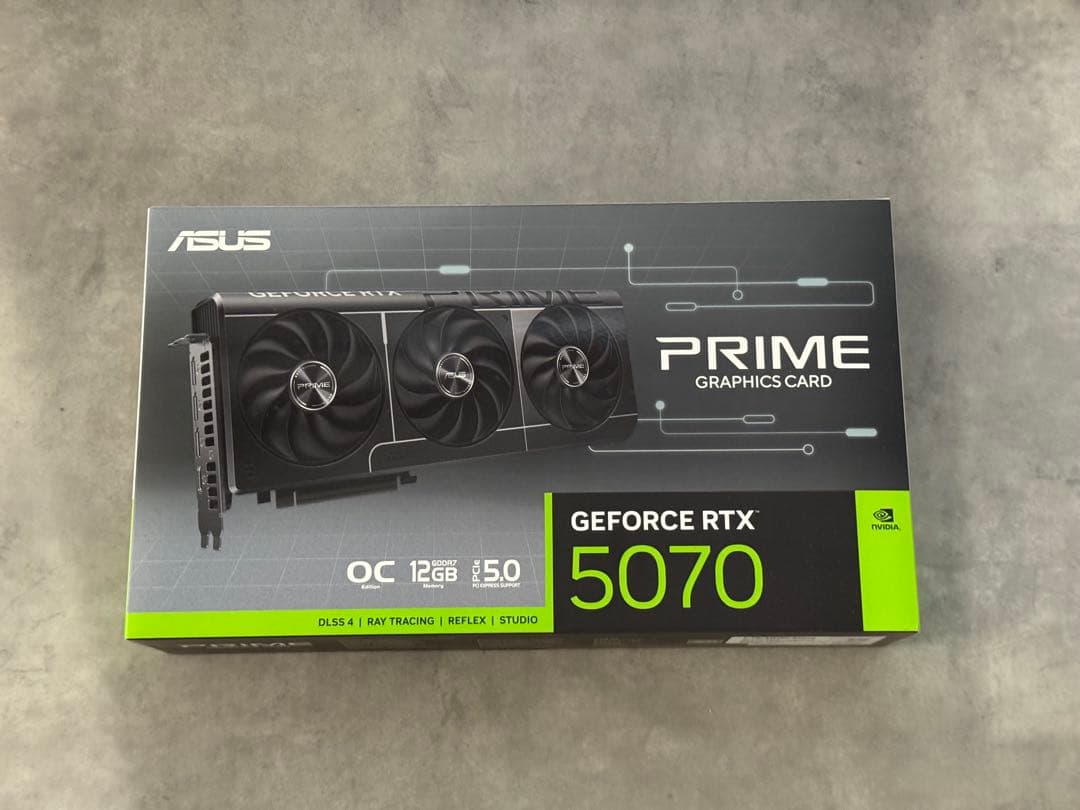 【新品未開封】ASUS GeForce RTX 5070 OC 12GB
