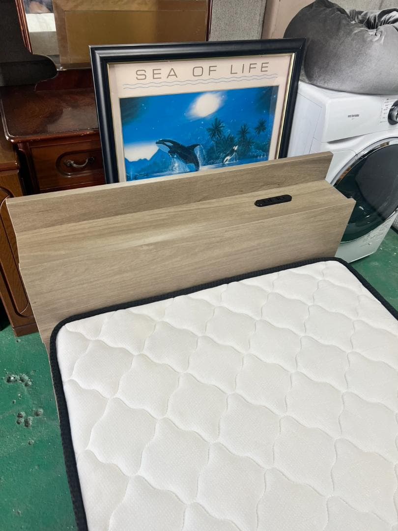 「A171」美品！引き出し付き ベッド ニトリ W800×D1800×140