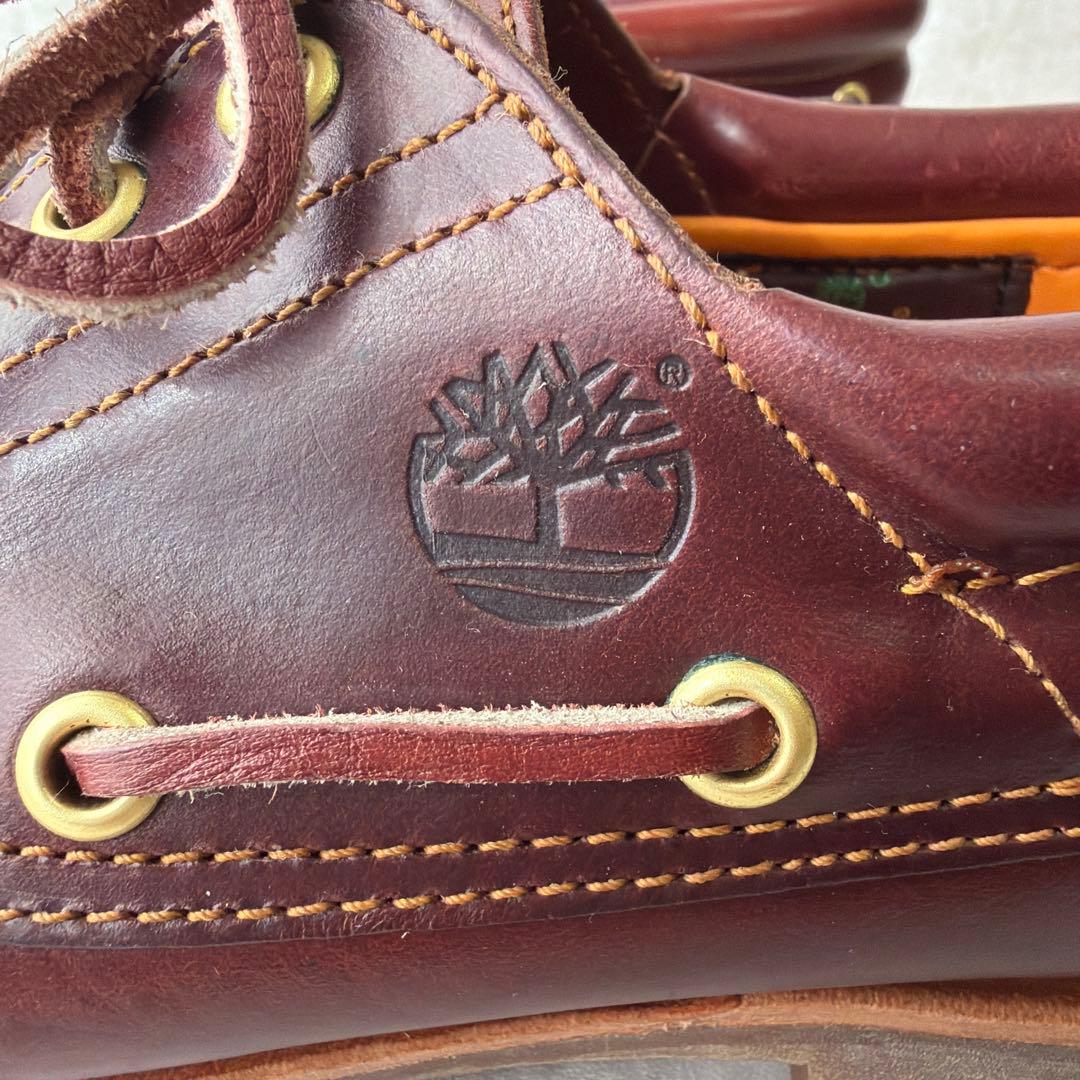 Timberland 3eye classic lug 26cm バーガンディ