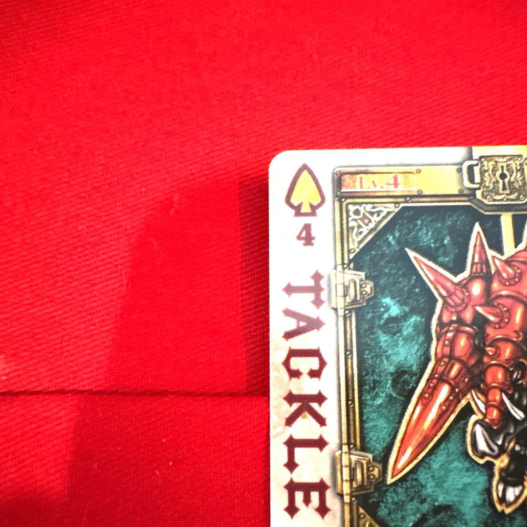 ラウズカード タックルボア 仮面ライダー剣 トレカ レア スペード4 剣崎 青金