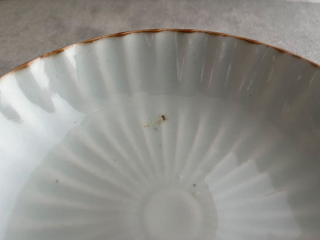 古伊万里 白磁 輪花 膾皿 なます皿 4客 江戸時代