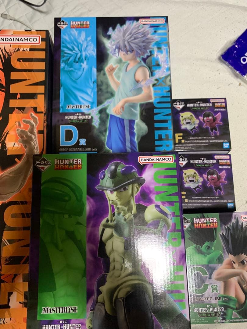 一番くじ HUNTER×HUNTER ラストワン、ACD、F賞コンプ下位賞コンプ