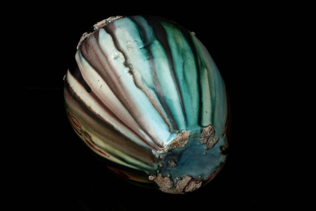 中国美術 窯変釉 壺 花瓶 花器 花入 高さ30㎝ 工芸品 古美術 骨董品 唐物