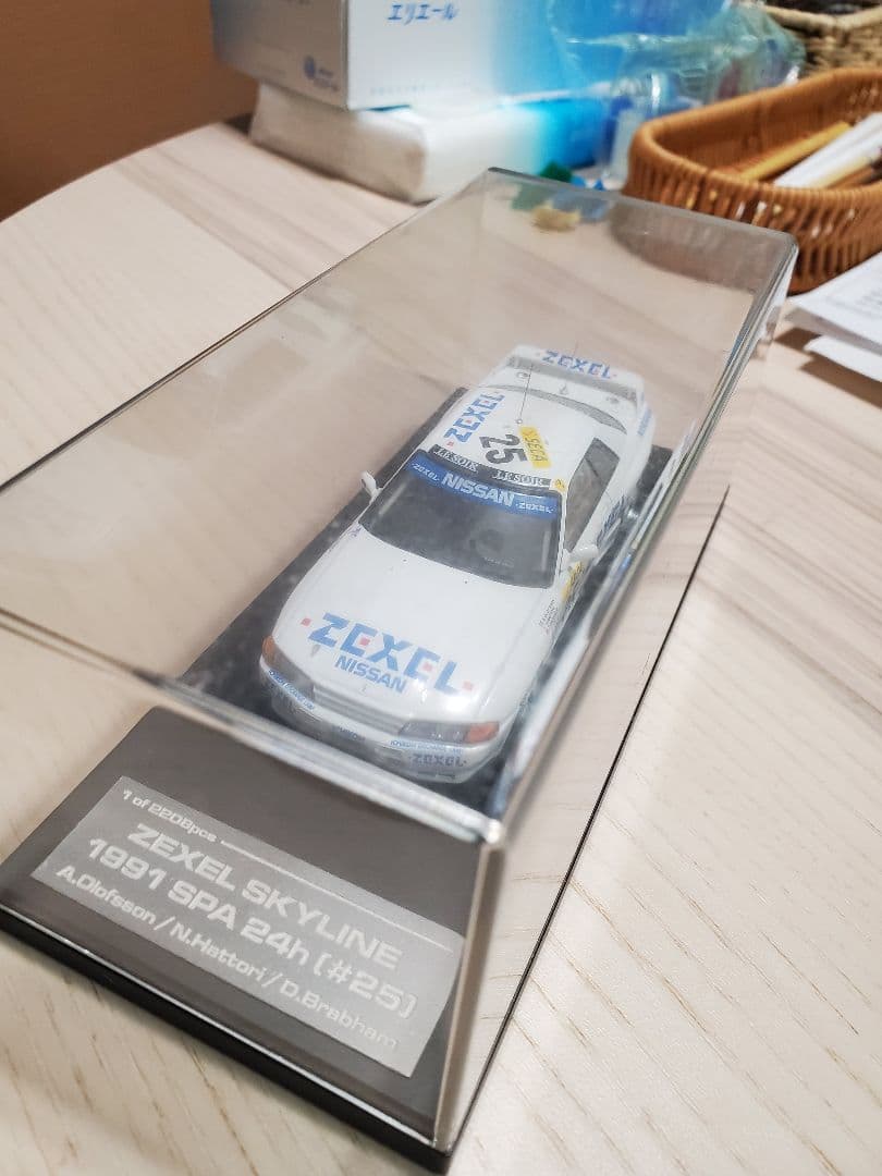 ミニカー ZEXEL SKYLINE 1991 SPA 24h (#25) hpi