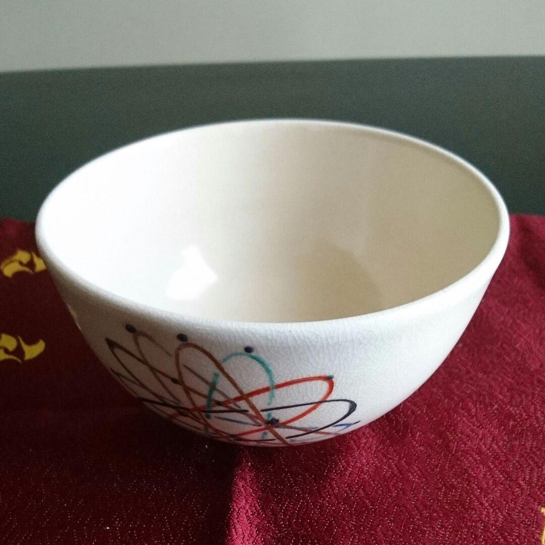 値下しました‼色絵七彩茶碗