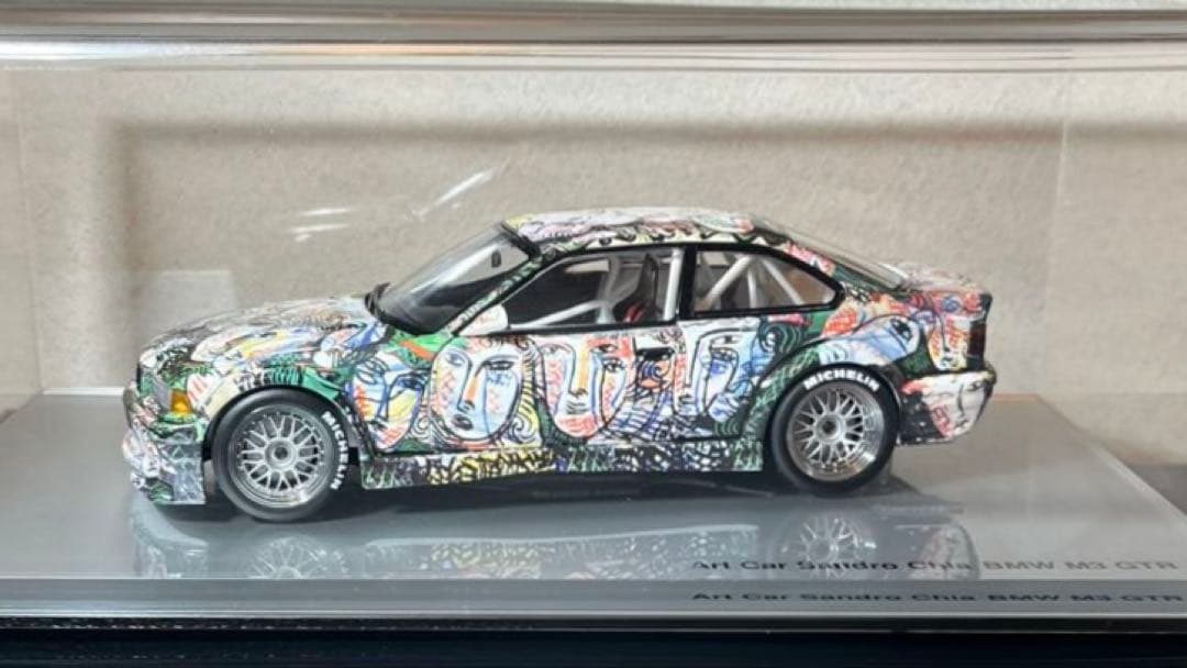 超レアモデル❗️ミニカー 1/18 ミニチャンプス BMW M3 アートカー