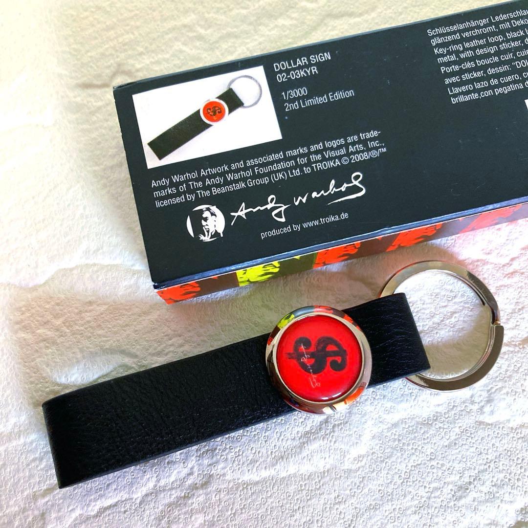 アンディウォーホル ＄ダラーサイン           キーリング TROIKA
