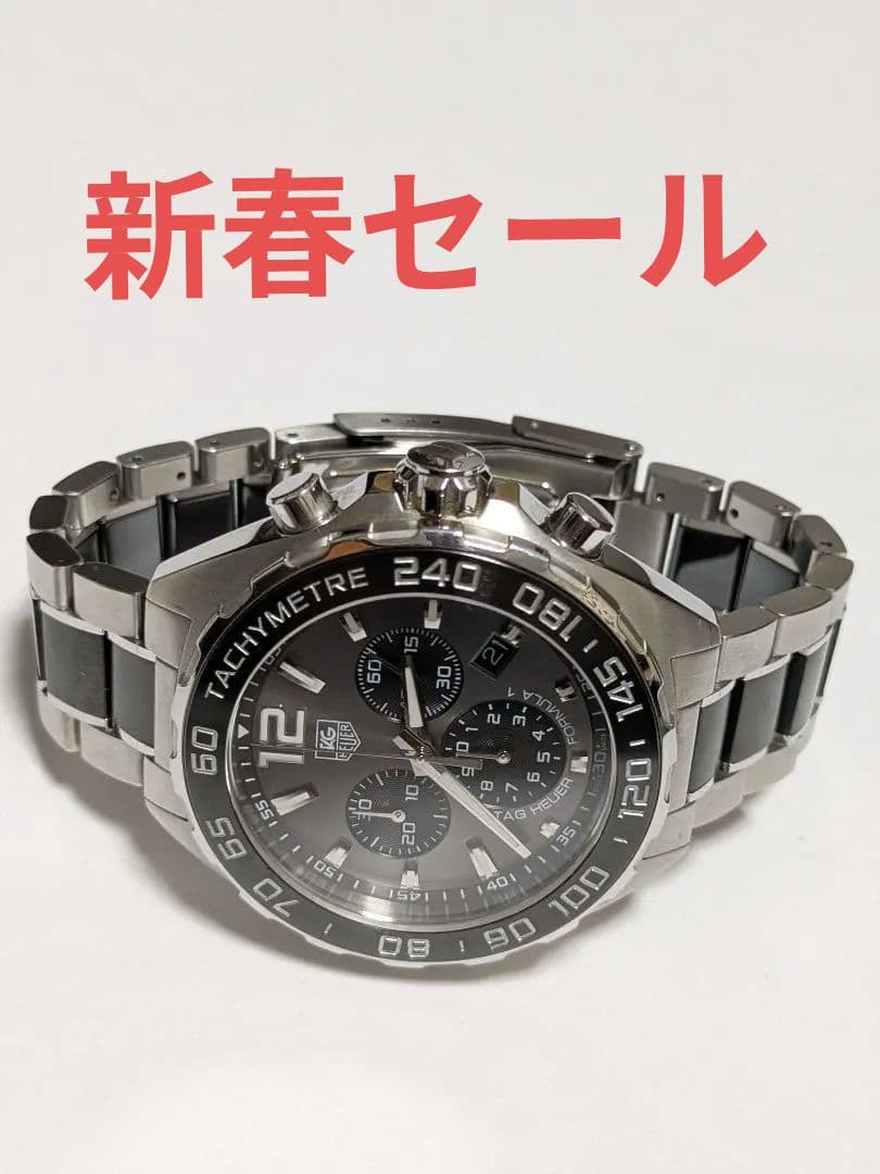 美品　最安　タグホイヤー フォーミュラ1 クロノグラフ 腕時計 CAZ1111