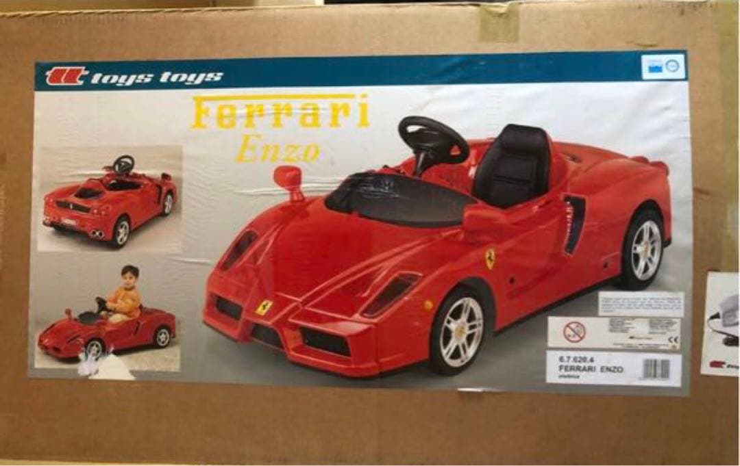 電動乗用 フェラーリ キッズカー レッド 未使用品 美品