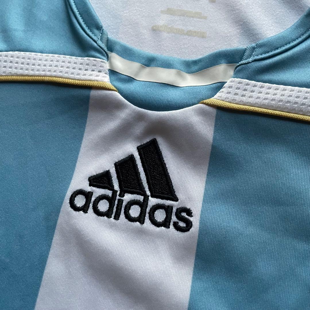 ★adidasアディダス06/07アルゼンチン代表半袖ユニフォーム2XOサイズ