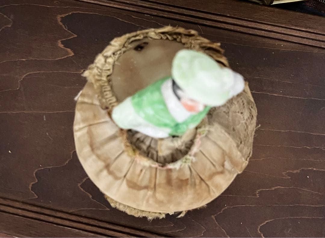 イギリス アンティーク ピンクッション ドール ハーフドール