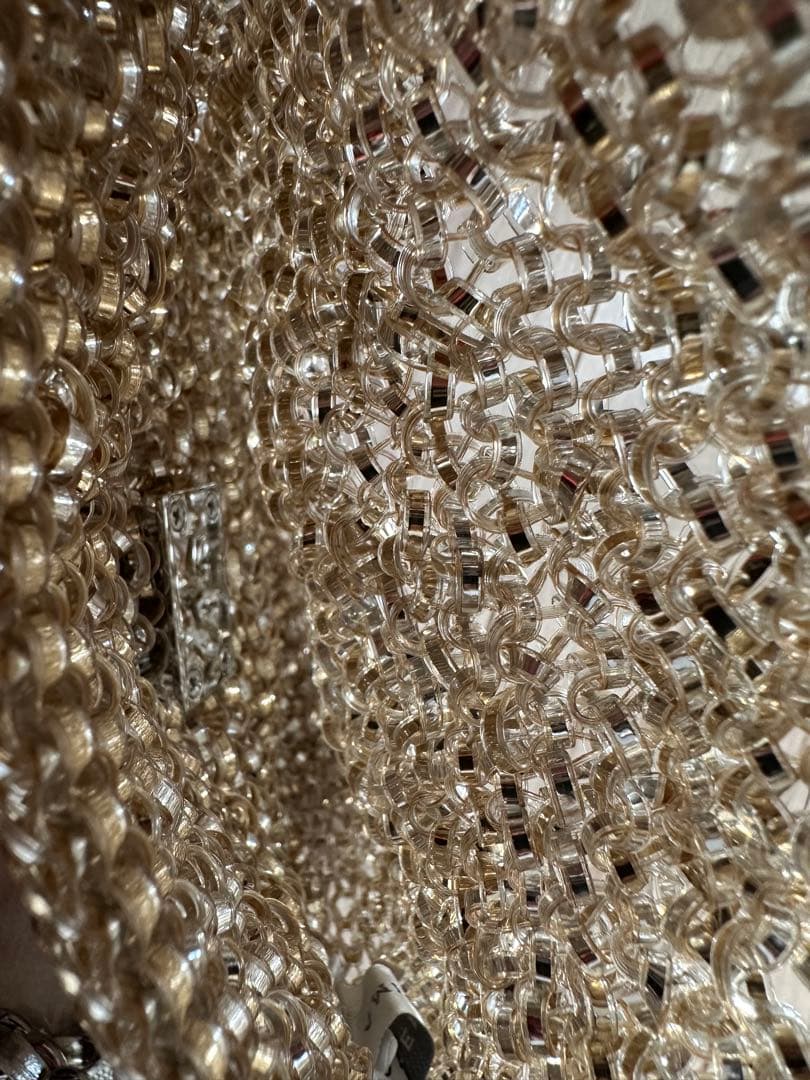 アンテプリマ ゴールドビーズショルダーバッグ