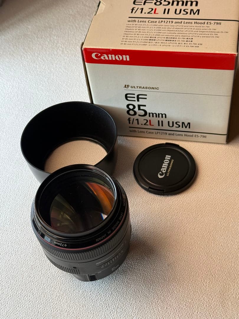 Canon キヤノン EF 85mm F1.2L II USM 単焦点　大口径