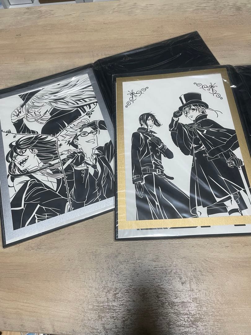 美品 希少 黒執事 Book of the Atlantic 伽羅切絵 2点