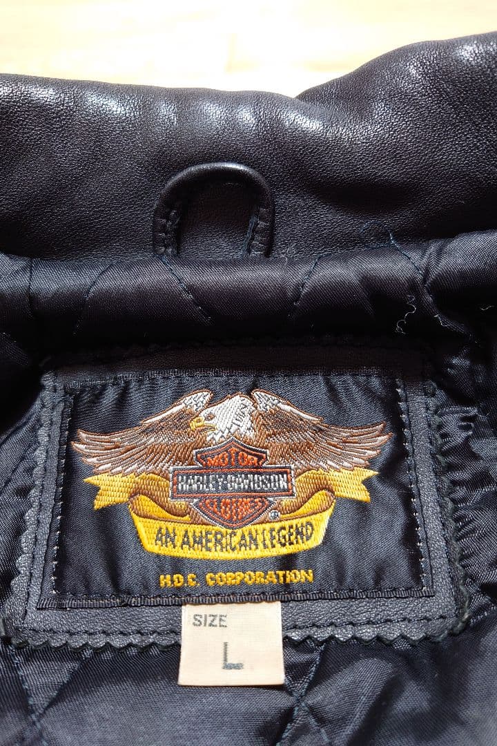 Harley-Davidson ハーレーダビッドソン レザーライダースジャケット