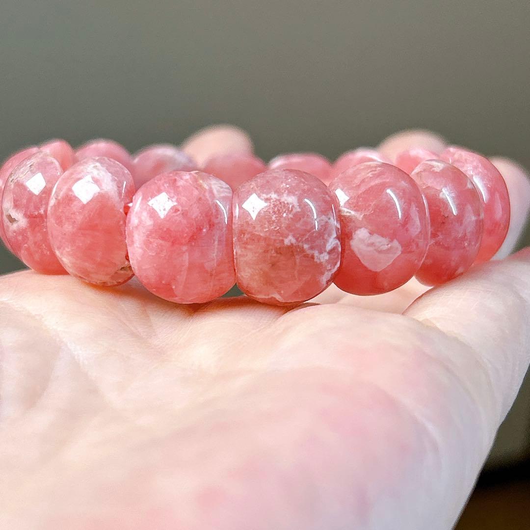 丸っこいインカローズのバングル