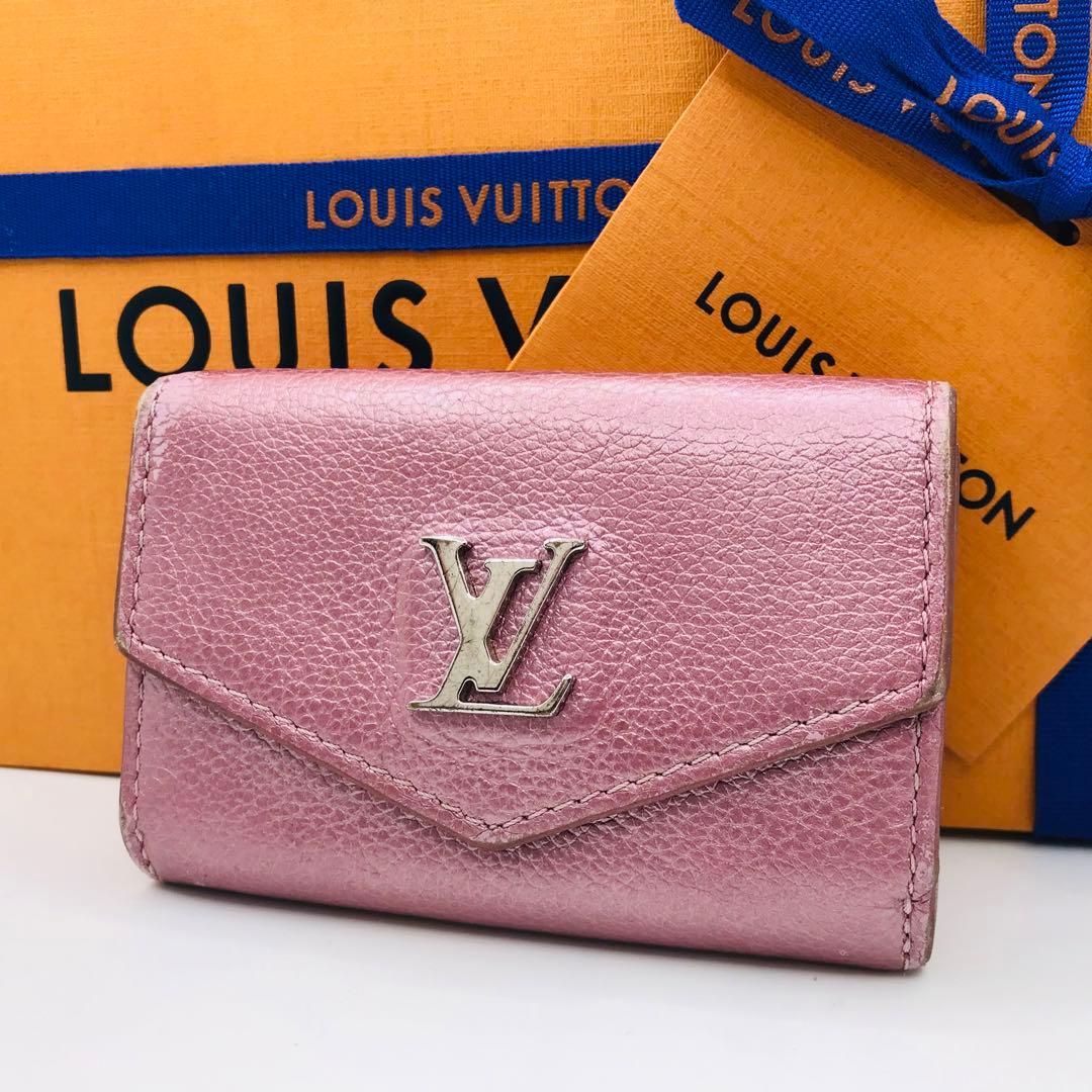ルイヴィトン✨ポルトフォイユ ロック ミニ カプシーヌ クリスタルローズ 希少