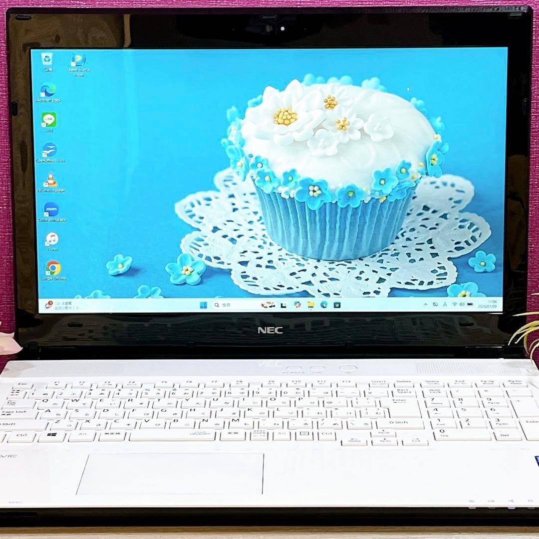 NECノートパソコン✨Win11✨7世代Corei5✨ブルーレイ✨カメラ✨大容量