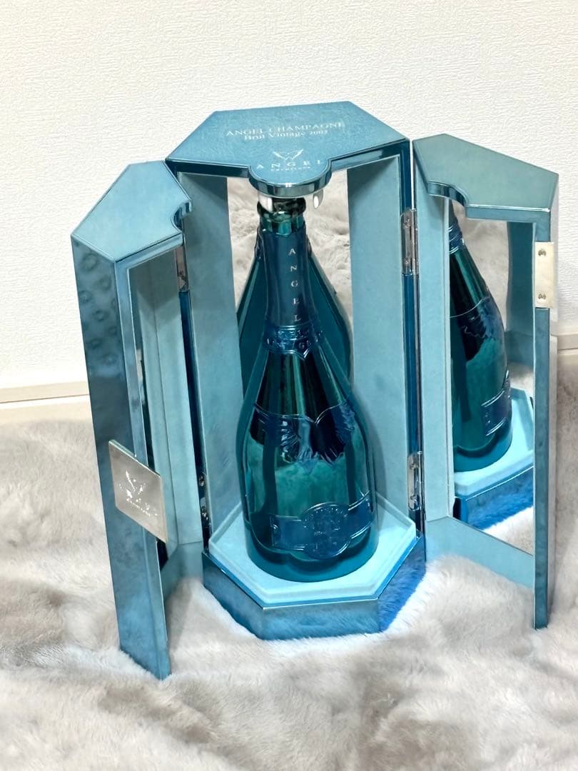 エンジェル ヴィンテージ ブルー 青 空箱