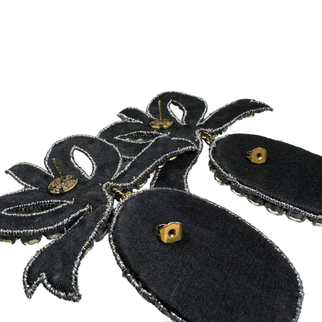 【美品】GUCCI グッチ クリスタル ビジュー ピアス マルチカラー