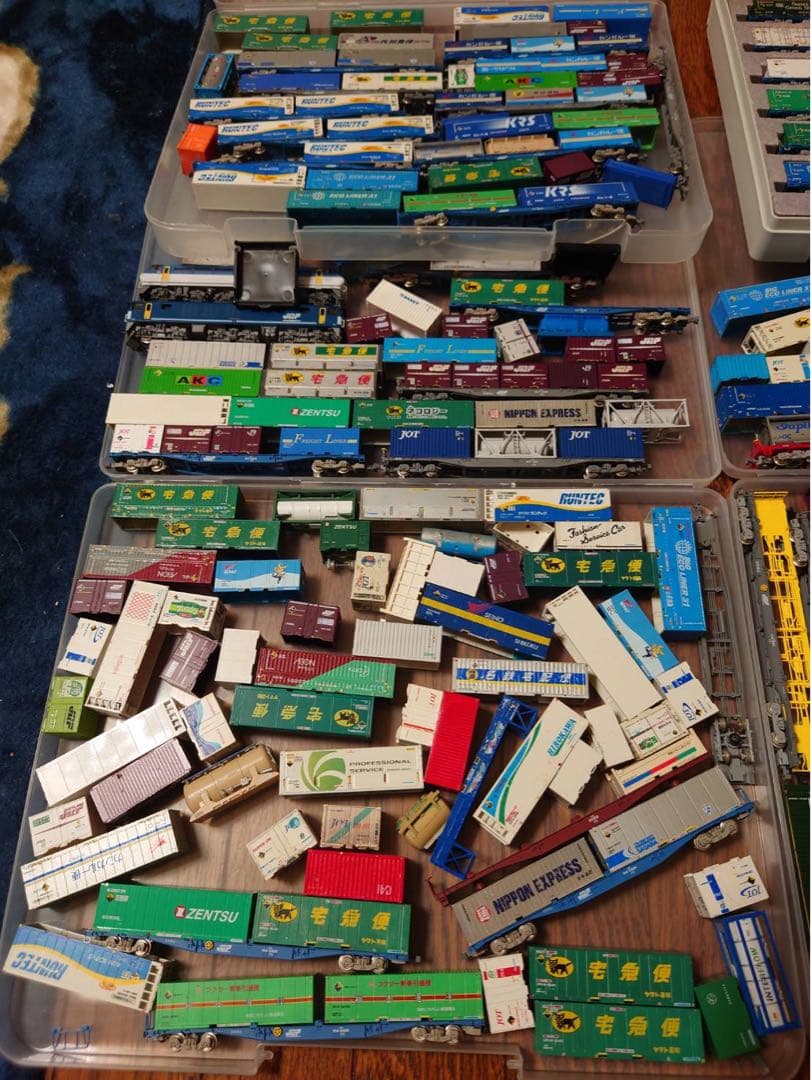 ジャンク品貨物列車 コンテナ 機関車ジャンク現状品