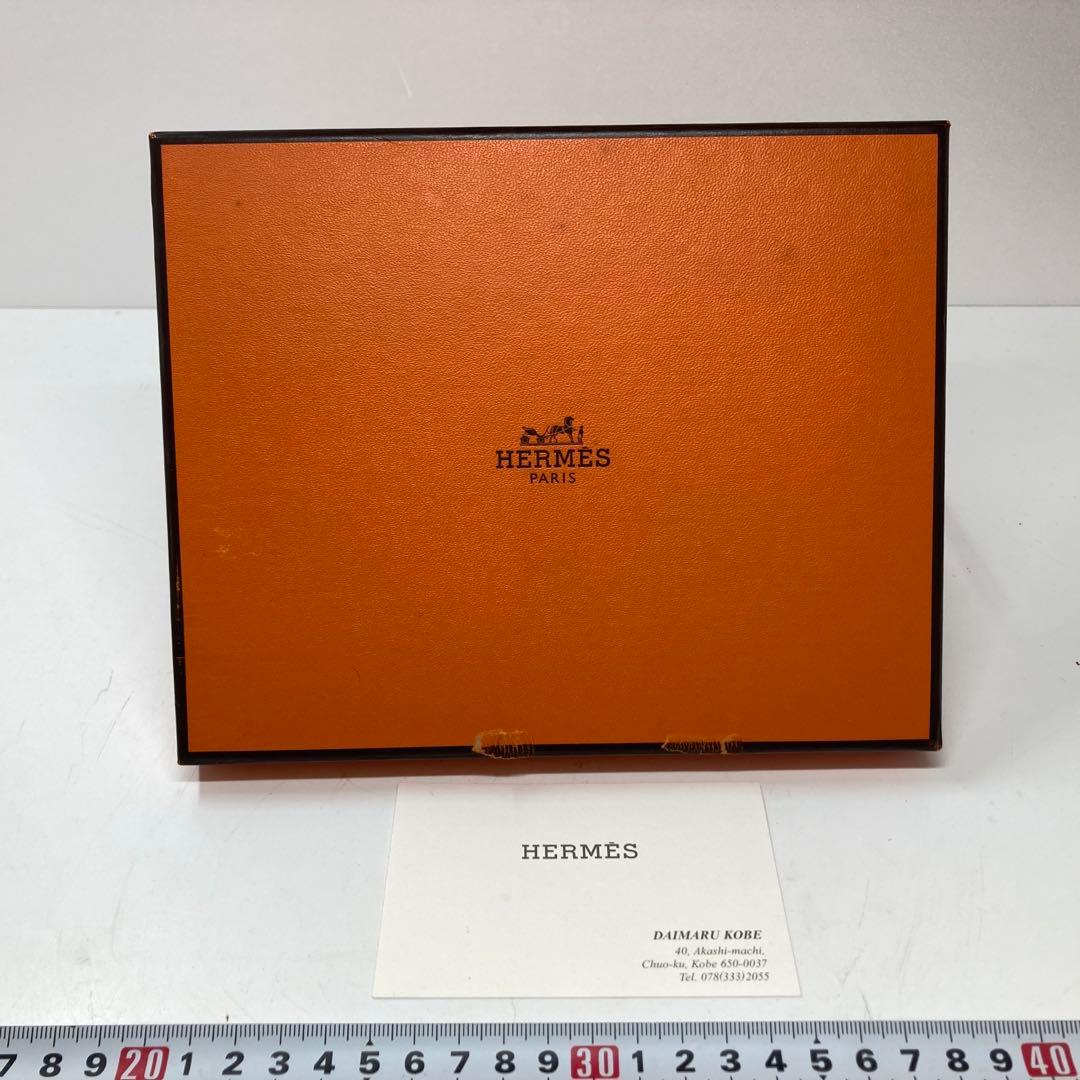 エルメス　シェーヌダンクル　スクエアプレート　箱付　タニチ横16cm 縦12cm