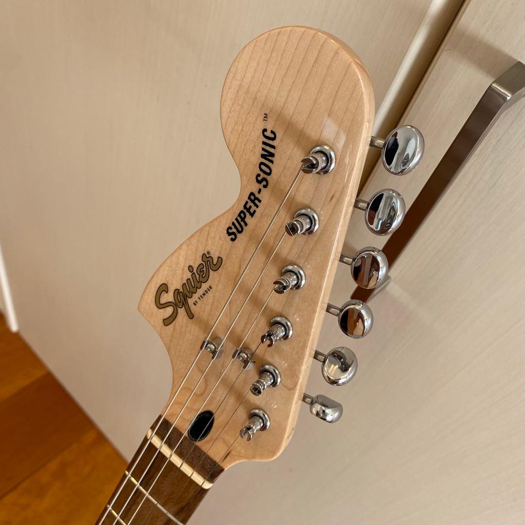 美品★squier super sonic スクワイヤー　スーパーソニック