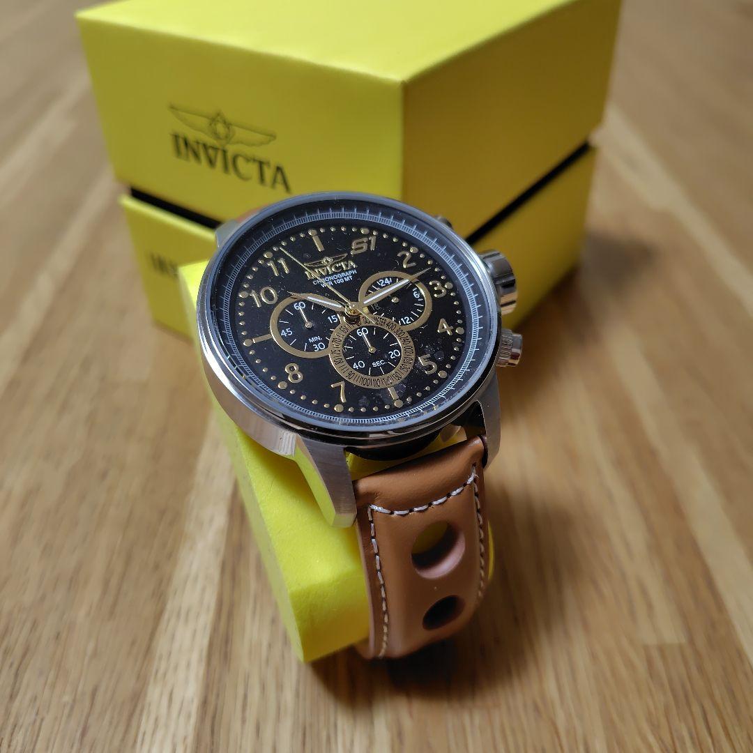 INVICTA 腕時計 メンズ レザーバンド S1 RALLY 23597