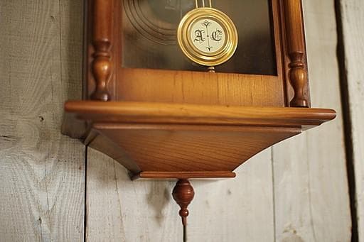 愛知時計製　機械式　掛時計　ウォールクロック　機械式時計　古時計　アナログ