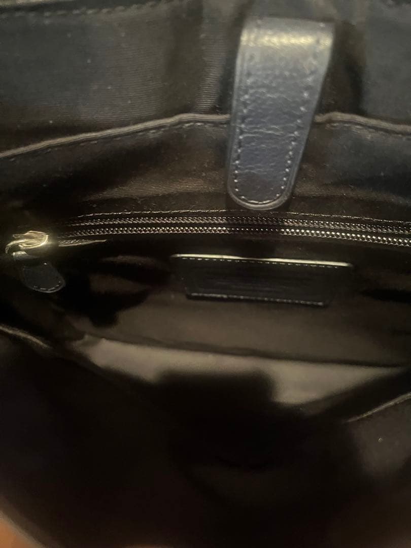 COACH チャールズ スモール メッセンジャー ショルダー バッグ レザー