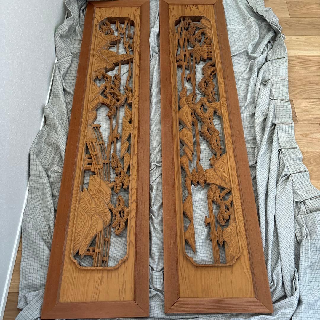 欄間セット らんま アンティーク 古民家 骨董品